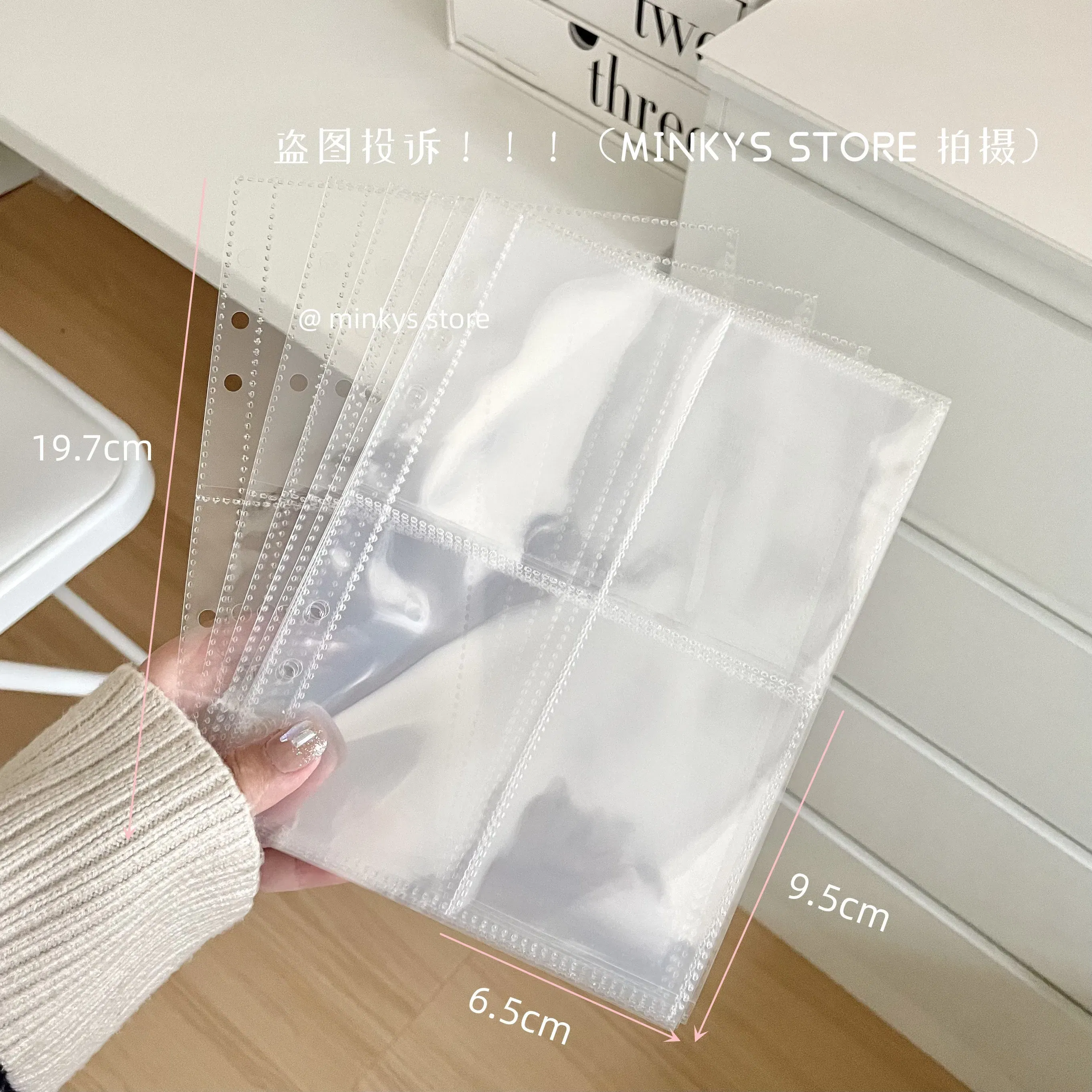 Color: Mixed Color - MINKYS PU Leather Silver A5 Kpop Photocards Collect Binder idol Photo Card Book Idol Storage Album Stationery