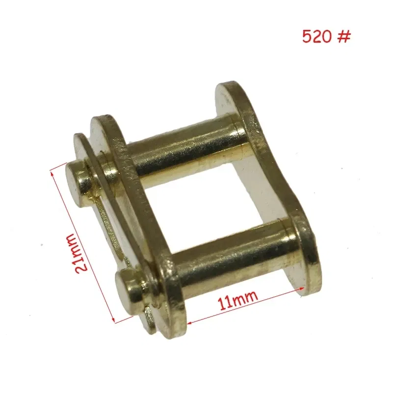 Color: Red - 25h t8f 420 428 530 chain link master pocket dirt pit atv quad go kart and motorcycle gas scooter