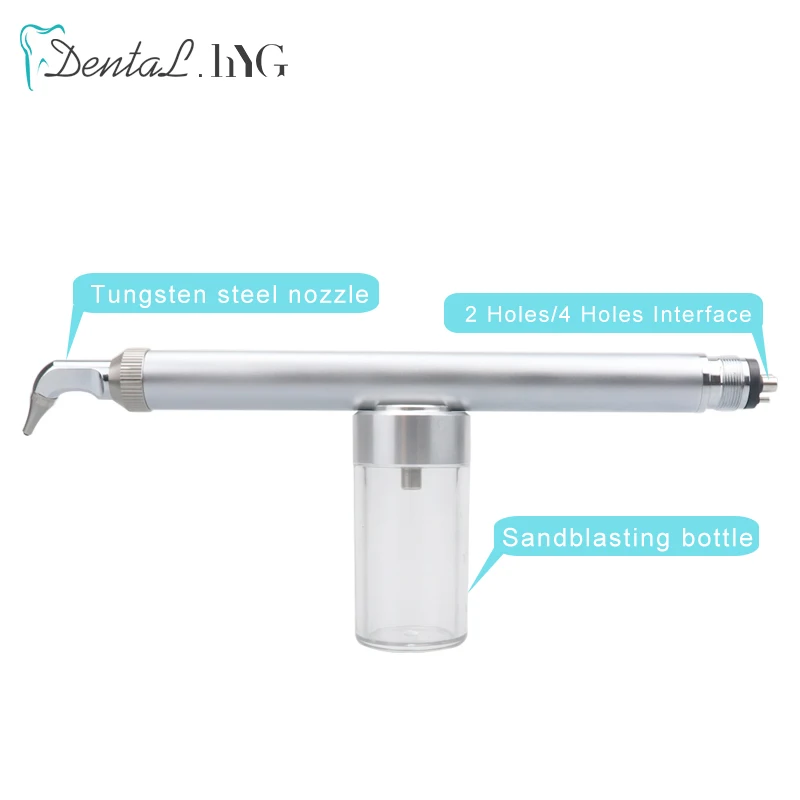 Color: Red - 2in1 Dental Aluminum Oxide Micro blaster Dental Alumina Air Abrasion Polisher Microetcher Sandblasting Sandblaster Lab Dentistry