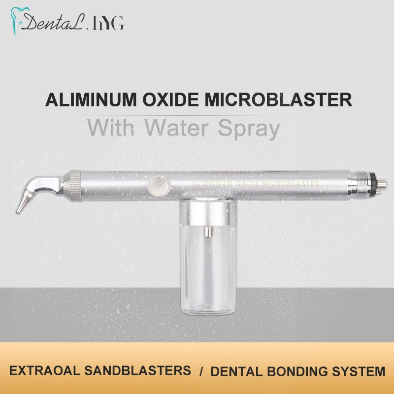 Color: Red - 2in1 Dental Aluminum Oxide Micro blaster Dental Alumina Air Abrasion Polisher Microetcher Sandblasting Sandblaster Lab Dentistry