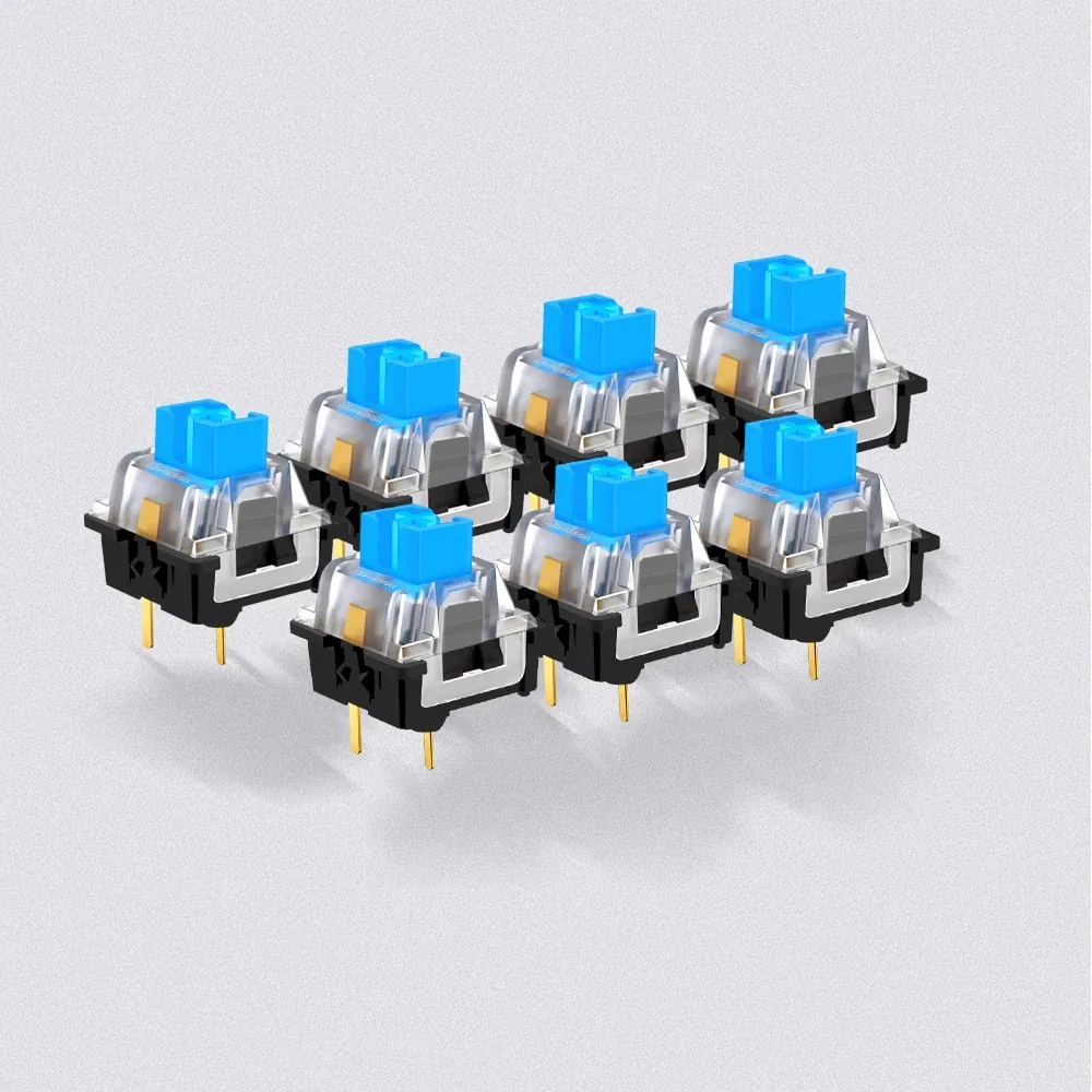 Color: BROWN, Axis Body: Brown Switch - REDRAGON SMD RGB MX switch 3Pin Clicky Linear Tactile silent red blue Black Brown Purple Switche For Backlit Mechanical keyboard