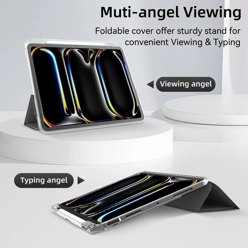 Color: other, Size: twelve - For iPad Air 5 Case 2024 Air 6 11 iPad Pro 11 12.9 13 10 Gen 10.2 9th 8th 7th 9.7 6th 5th Mini 7 6 Smart case with pen Holder