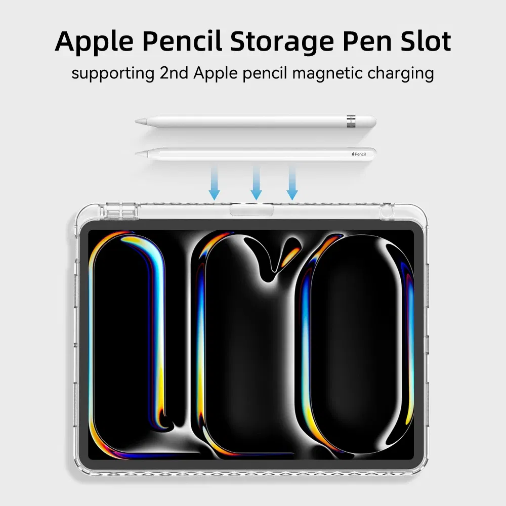 Color: other, Size: twelve - For iPad Air 5 Case 2024 Air 6 11 iPad Pro 11 12.9 13 10 Gen 10.2 9th 8th 7th 9.7 6th 5th Mini 7 6 Smart case with pen Holder