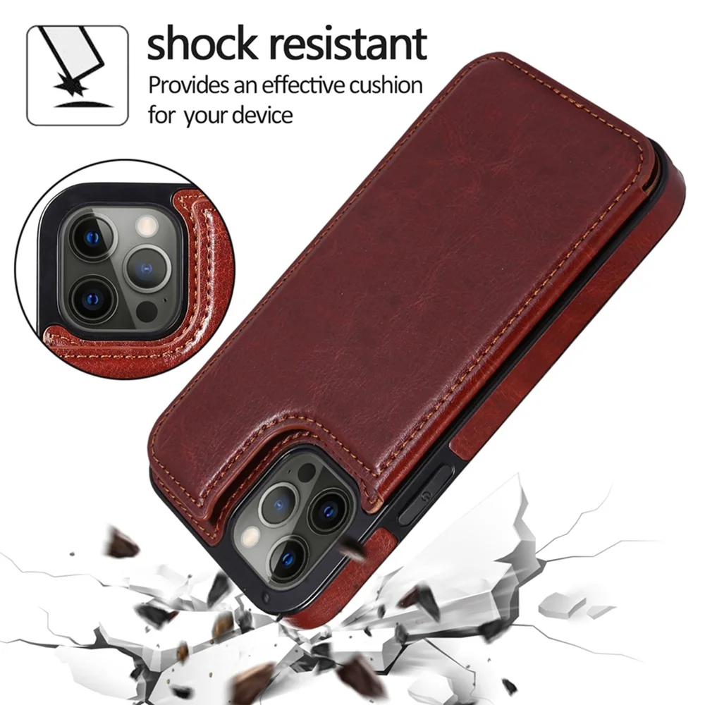 Material: Vinyl, Color: Blue - Leather Wallet Case for iPhone 15 14 13 12 11 Pro Max Mini Wallet Case XR X XS Max 8 7 6S 6 Plus SE 2022 2020 Card Holder Flip