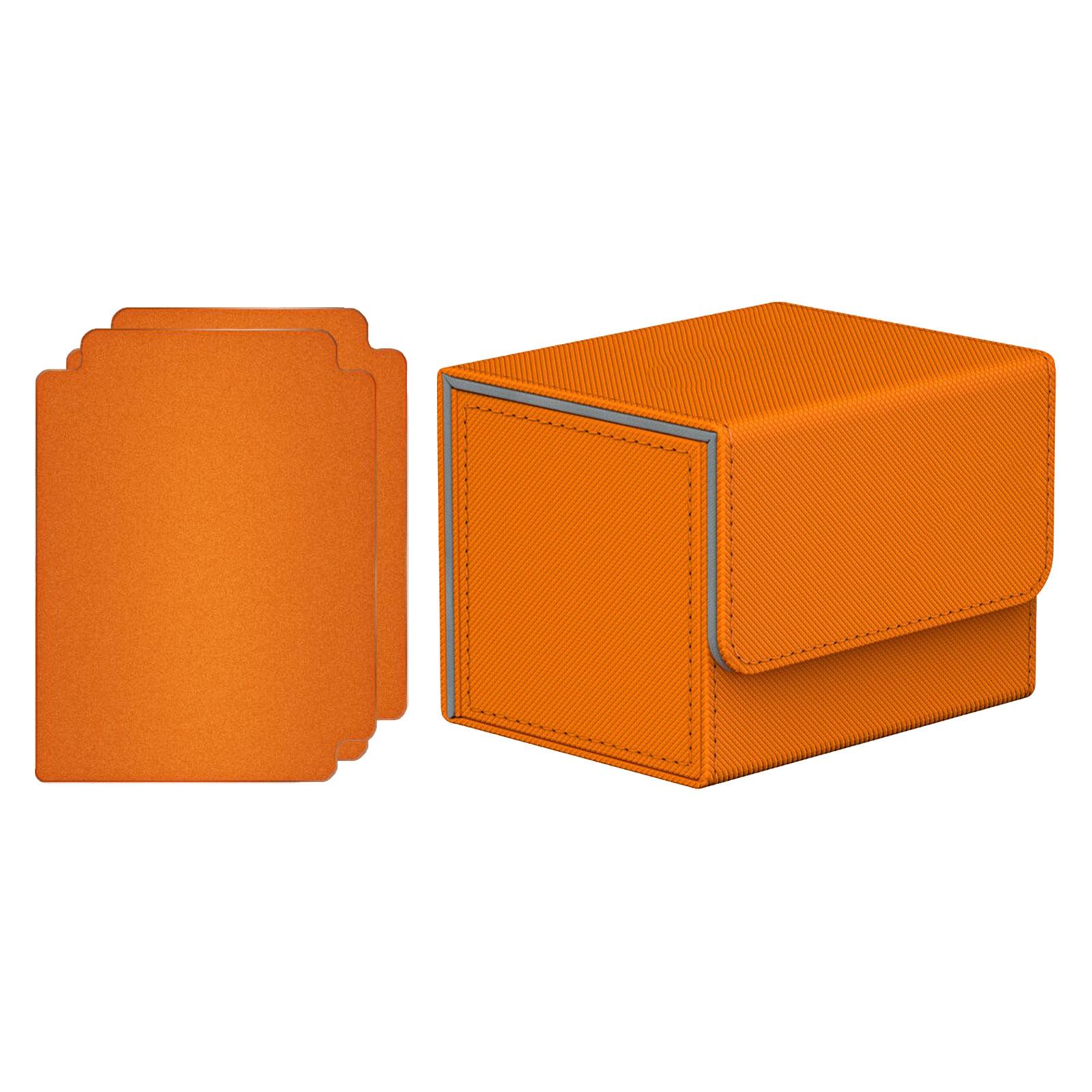 Color: Clear - Card Deck Box Collectible Cards Container with Magnetic Closure Card Deck Storage Box for Sports Cards Trading Card Games