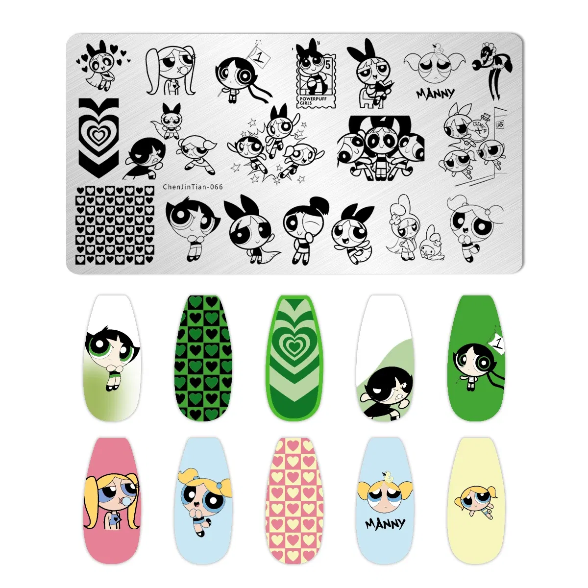 Color: Silver, Ships From: CHINA - 1PC Cute Animal Nail Stamping Plates Cartoon Character polish Nail Stamp Nail Art Template Image Plate Art stencils For Stamping