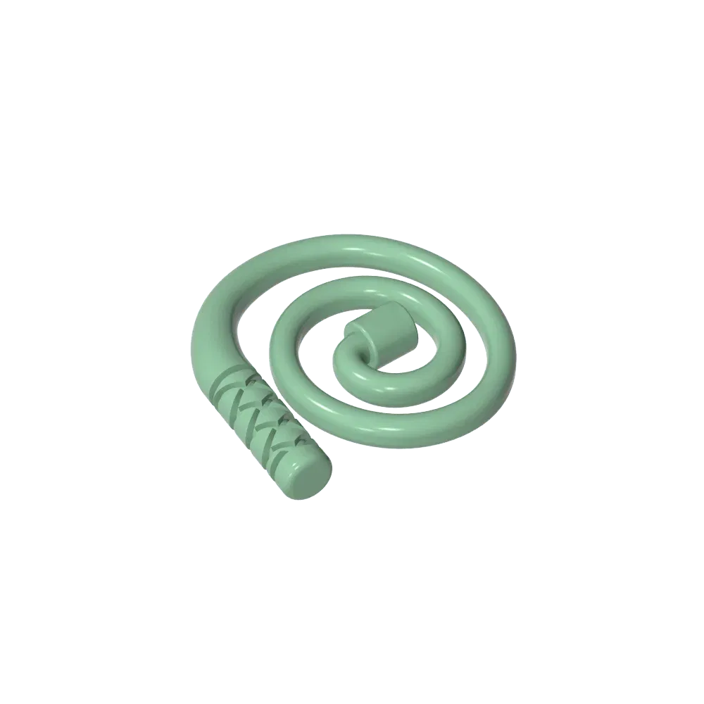 Color: Gold - Gobricks GDS-M300 Equipment Whip [Coiled] compatible with lego 61975 Assembles Building Blocks children's toys