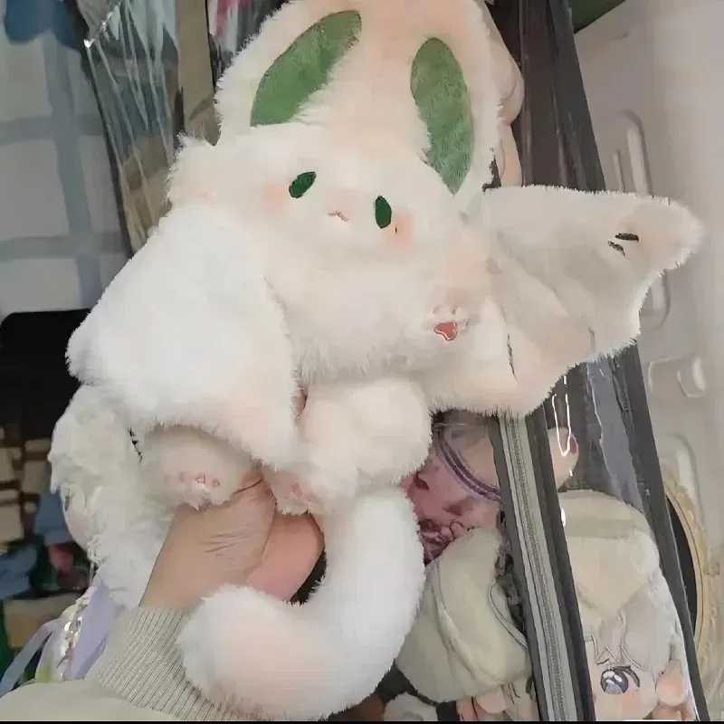 Color: WHITE, Height: 31cm-50cm - Bat Plush Toy manta Kawaii Animal Creative Plushie Stuffed Pillow Soft Kid Toy Girl Women Gift
