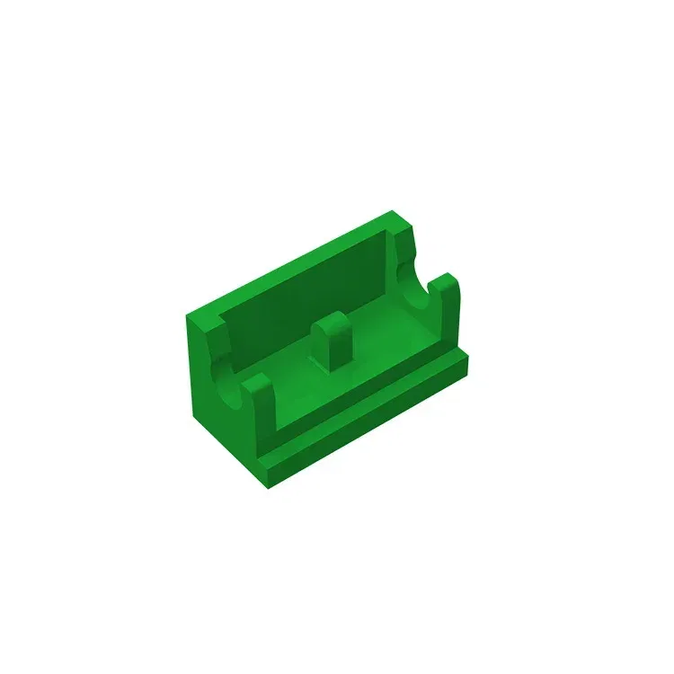 Color: green - Gobricks 10PCs Building Blocks MOC Assembles Parts Compatible With 3937 DIY enlighten Block Bricks Educational Gift Toys 2022