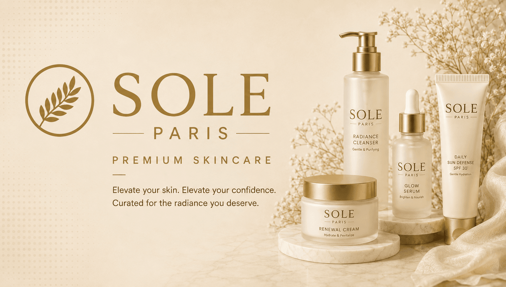 Sole Paris skincare collection